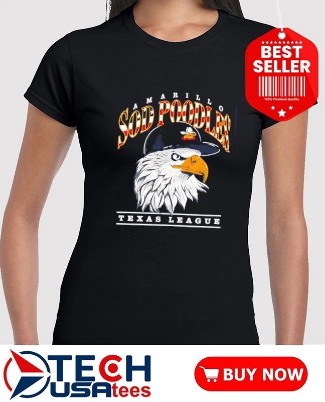 Amarillo Sod Poodles Texas League 4th of July Eagle shirt