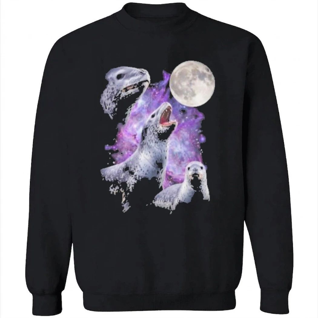 3 Seals Howling At The Moon Shirt