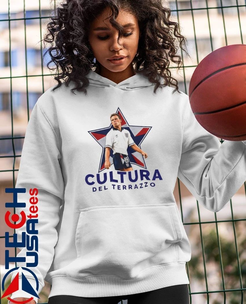 Cultura Del Terrazzo Paul Gascoigne England National Football Team shirt