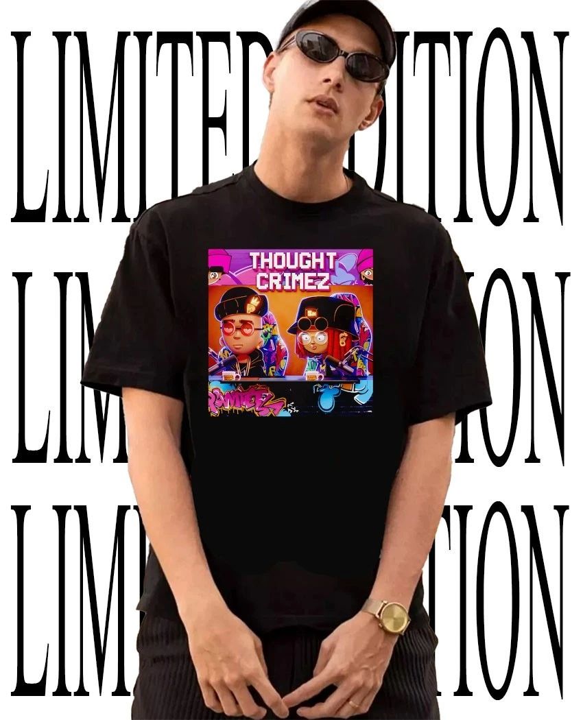 Thought Crimez graffiti-style shirt