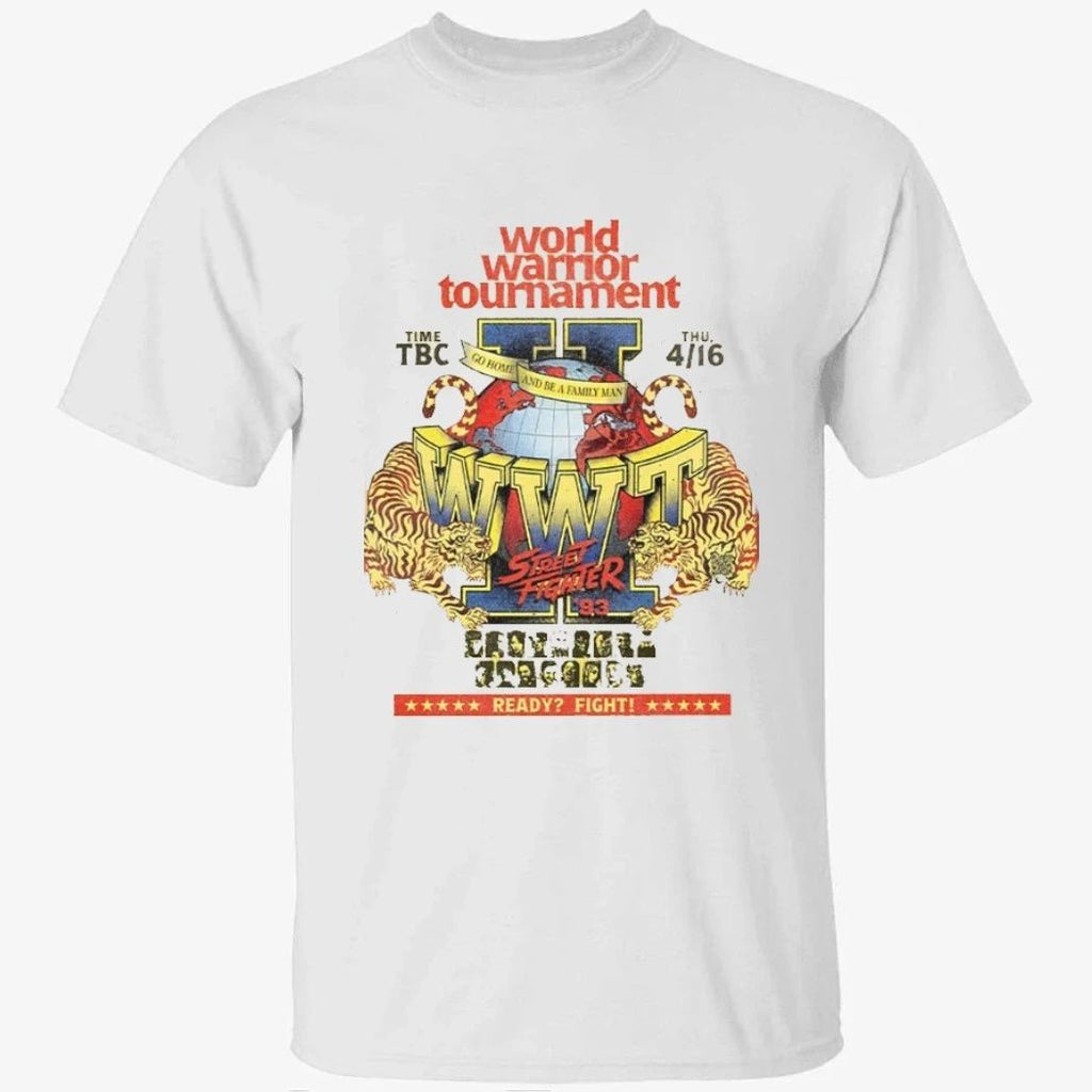 Street Fighter Movie World Warrior Tournament Flyer Shirt