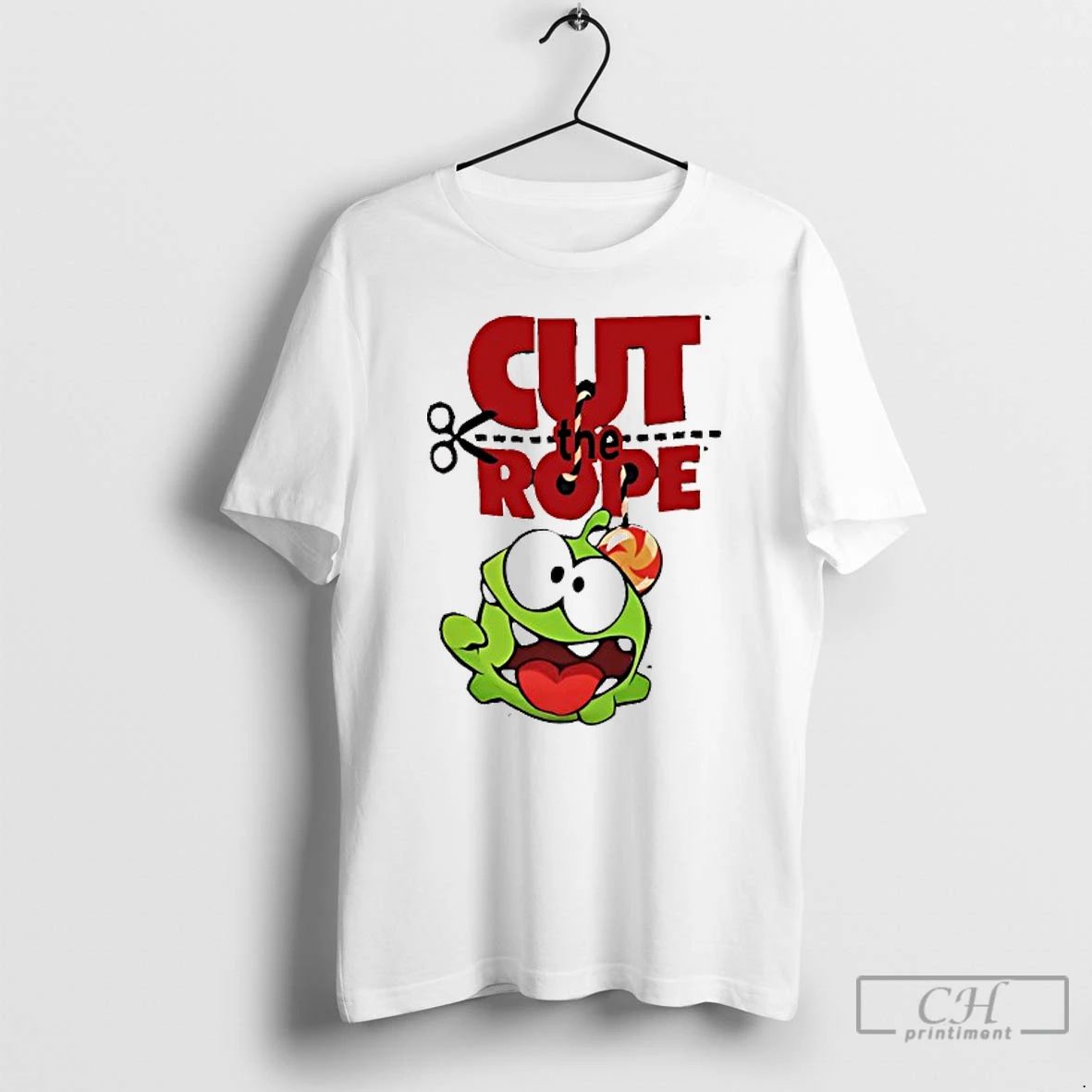 Classic Om Nom Cut The Rope T Shirts