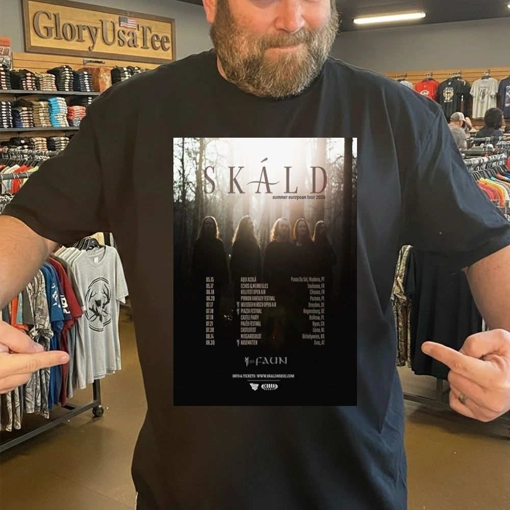 SKALD Summer European Tour 2026 Poster Shirt