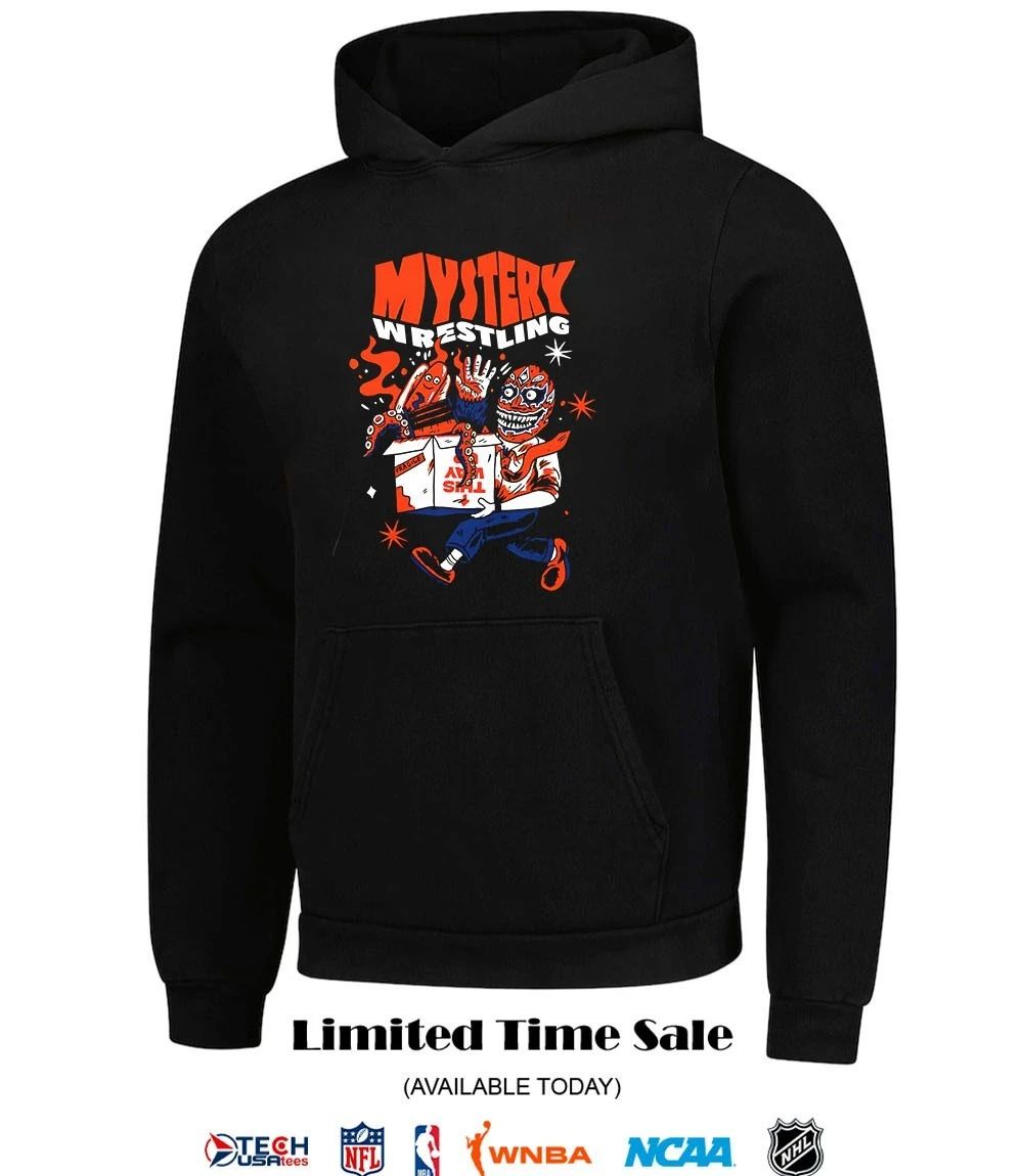 Mystery Wrestling graphic shirt
