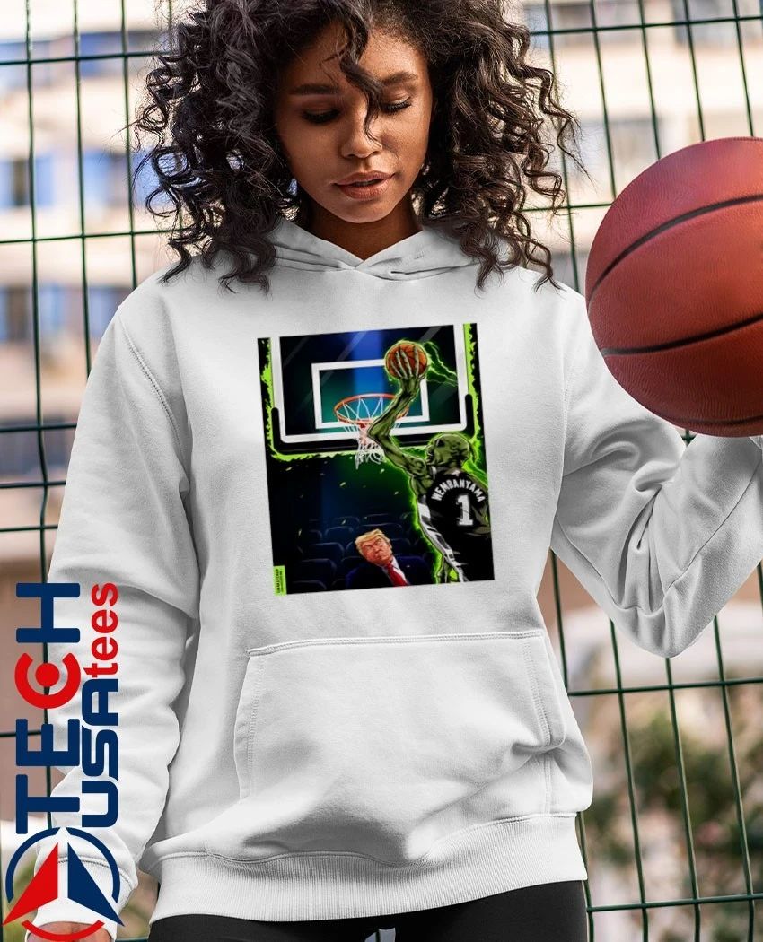 Victor Wembanyama Alien Dunk President Trump Finals 2026 shirt