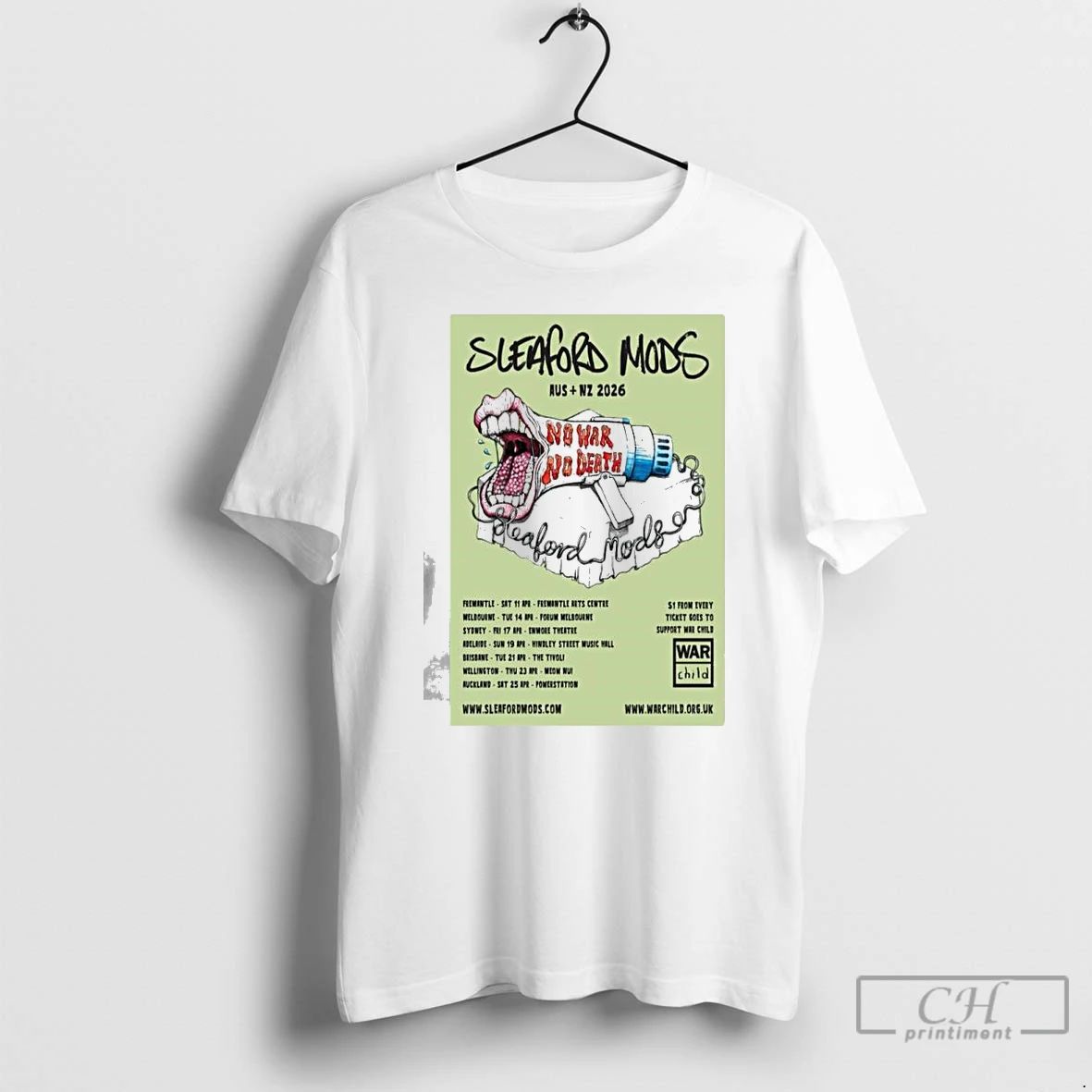 Classic Sleaford Mods Australia New Zealand 2026 T Shirts