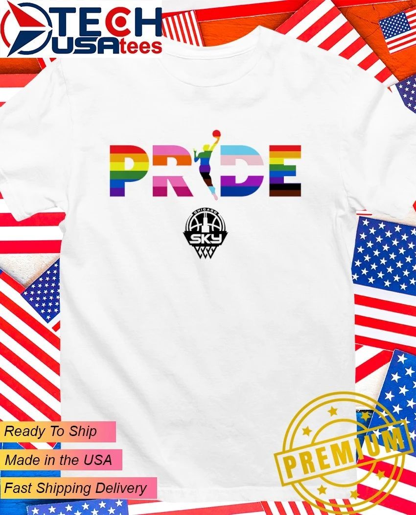 Chicago Sky WNBA Pride logo shirt