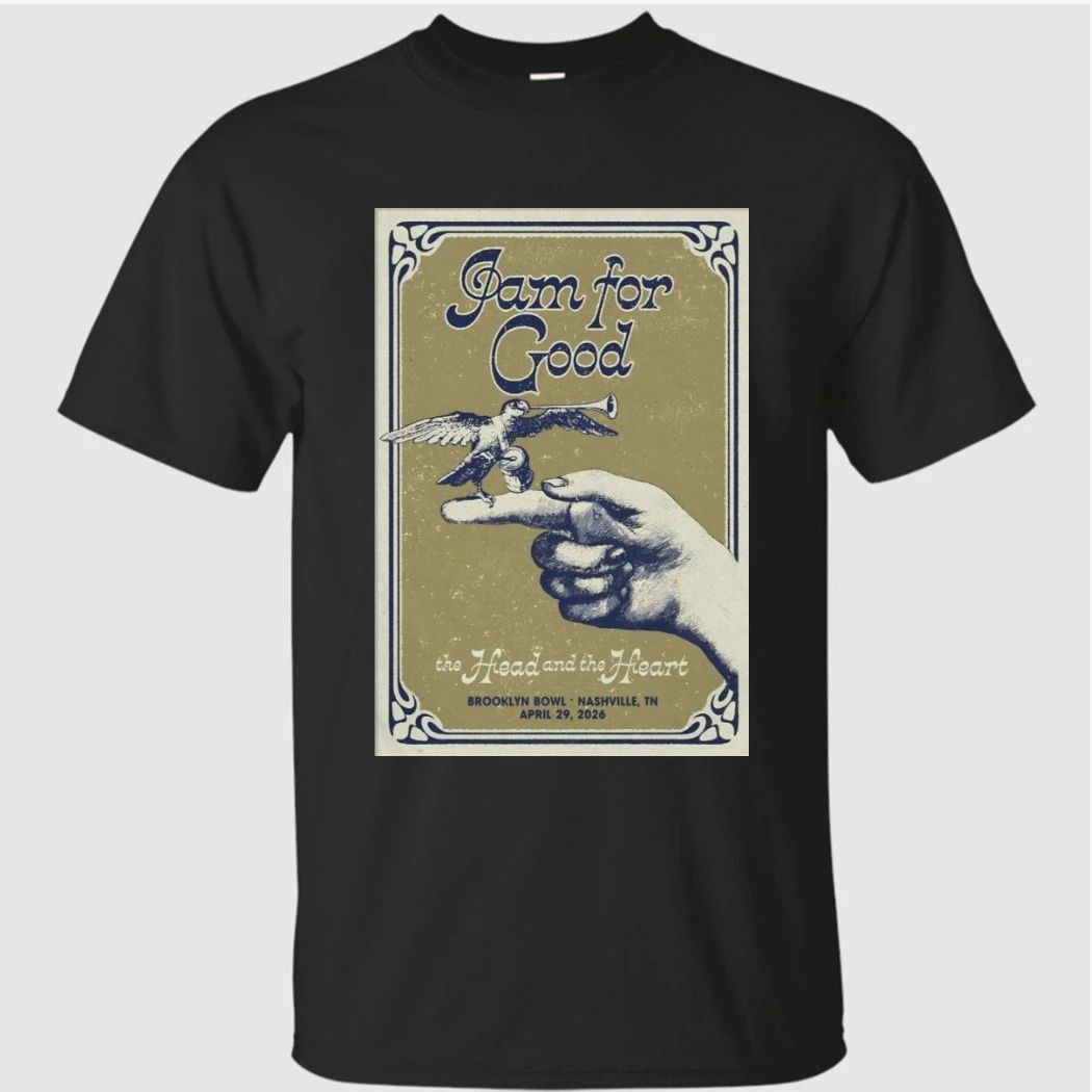 The Head And The Heart April 29 2026 Nashville TN Poster Shirt