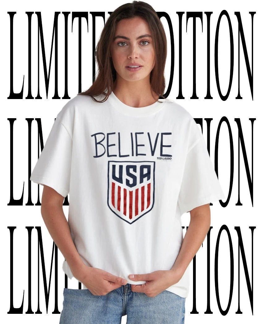 Ted Lasso Believe x USA Crest shirt