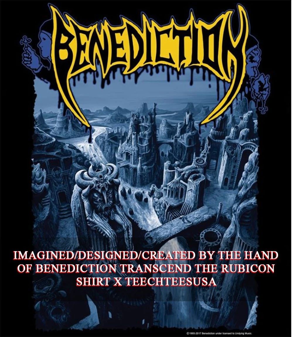 Benediction Transcend The Rubicon shirt