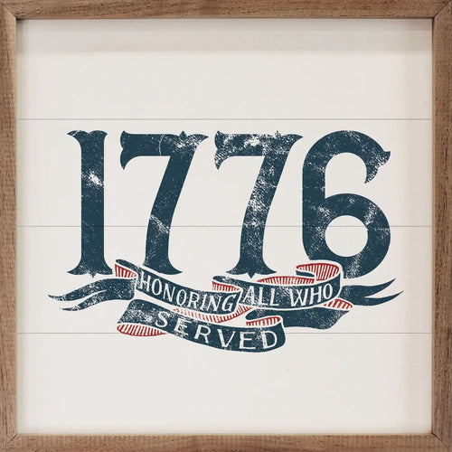 1776 Honoring All Who Served White