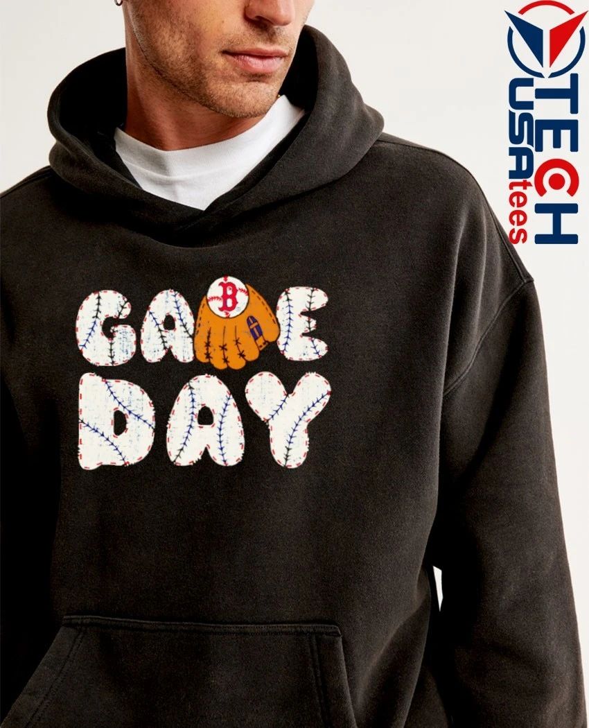 Game Day Boston Red Sox Baseball MLB glove shirt
