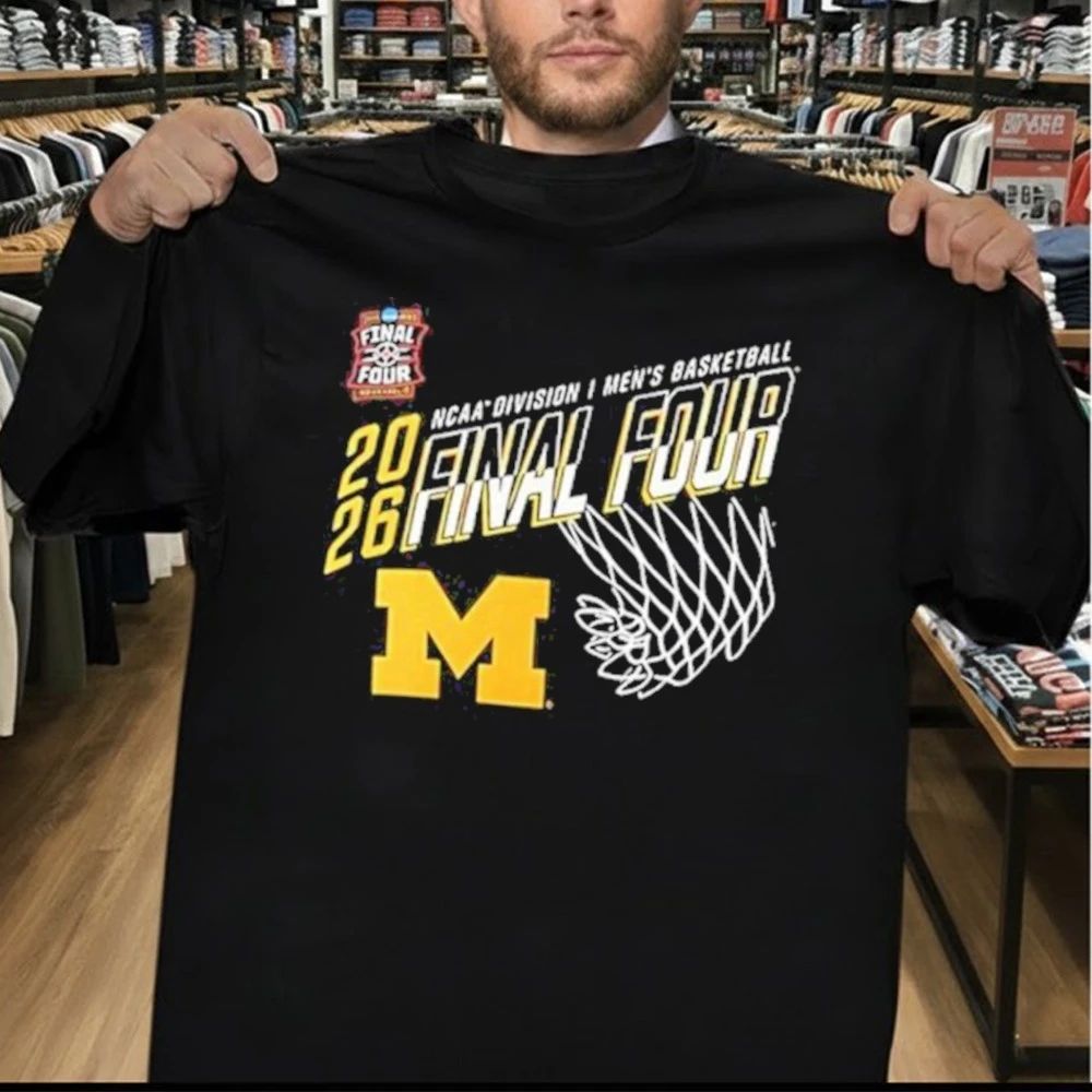 Michigan Wolverines basketball MBB Final Four 2026 T-Shirt
