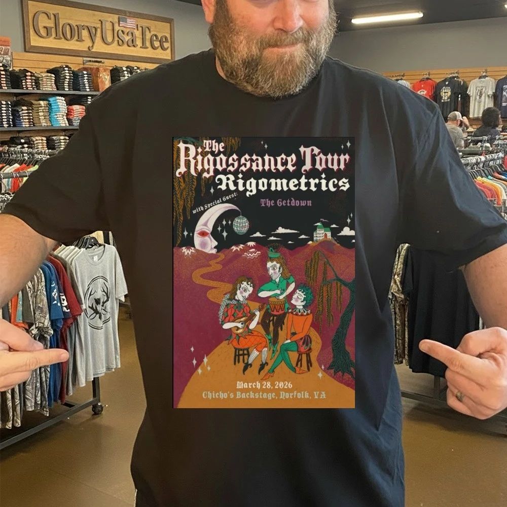 Rigometrics Chicho’s Pizza Backstage In Norfolk VA Mar 28 2026 Poster Shirt