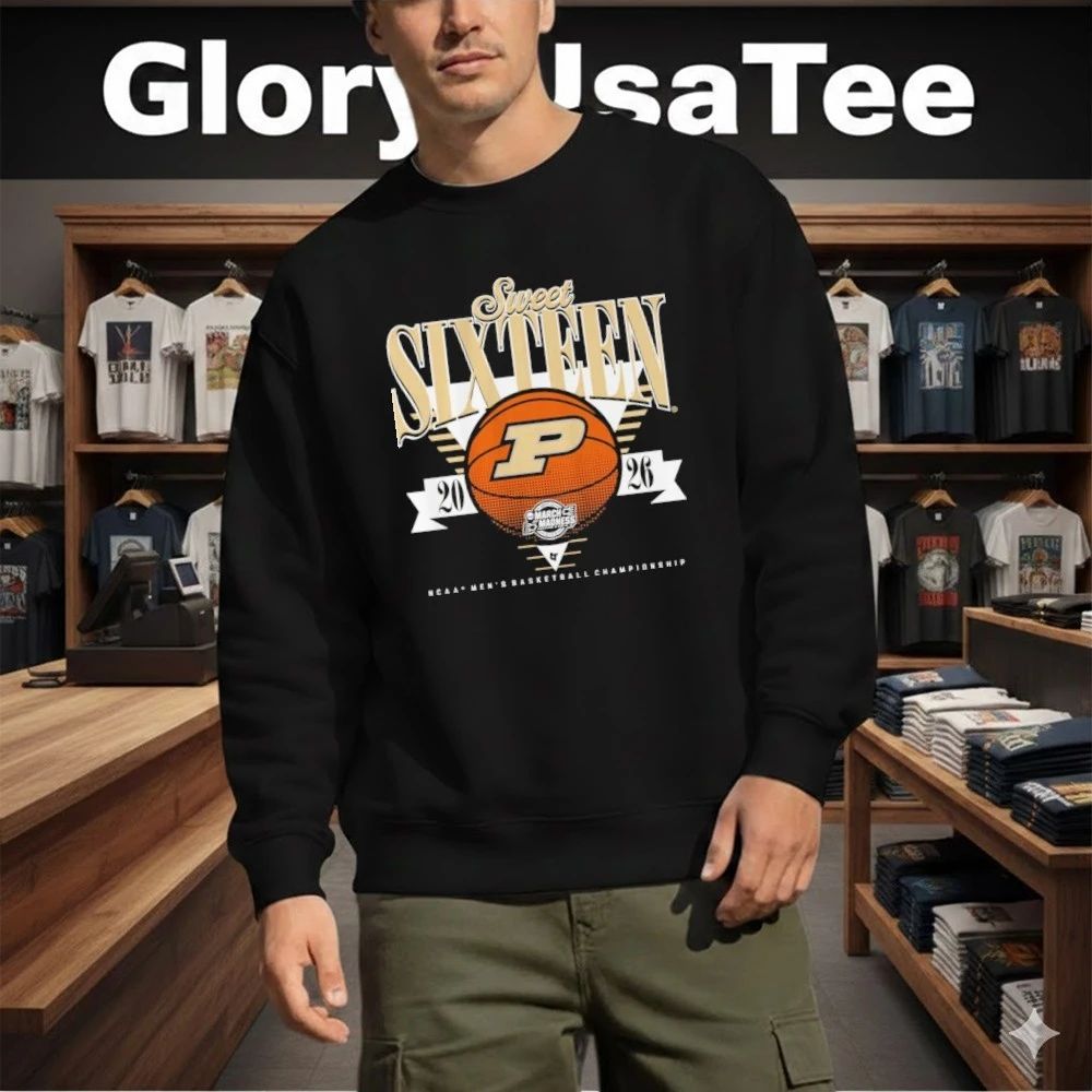 Purdue Boilermakers 2026 Sweet Sixteen Men’s Basketball Championship Shirt