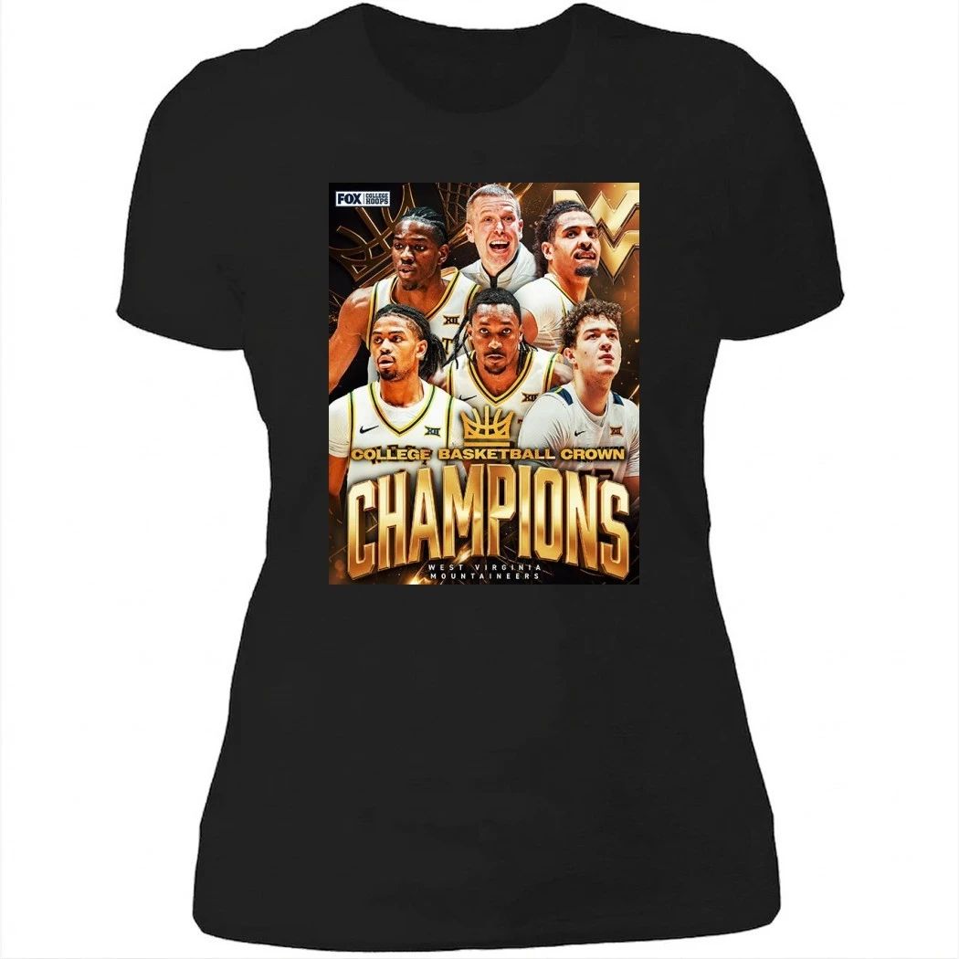 Congrats West Virginia Mountaineers Champions College Basketball Crown 2026 Poster Shirt