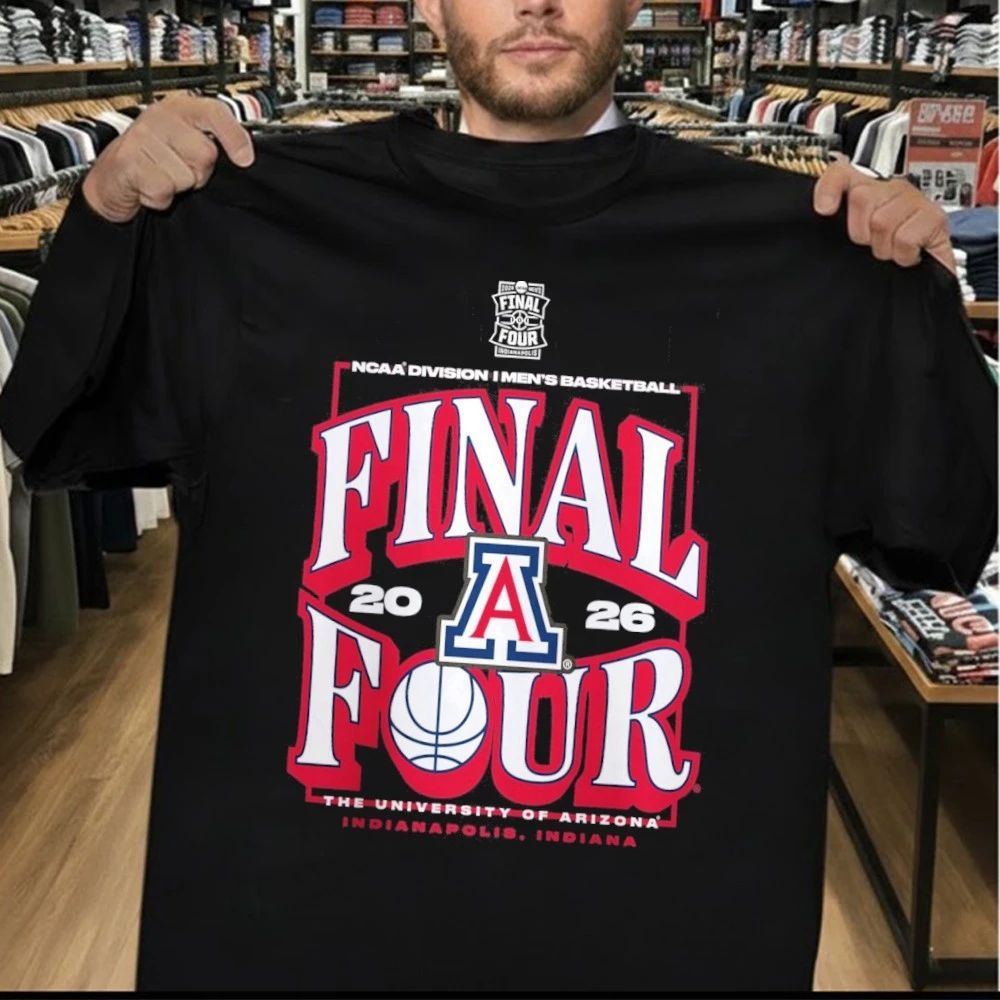 Arizona Wildcats 2026 NCAA Men’s Basketball Tournament March Madness Final Four T-Shirt