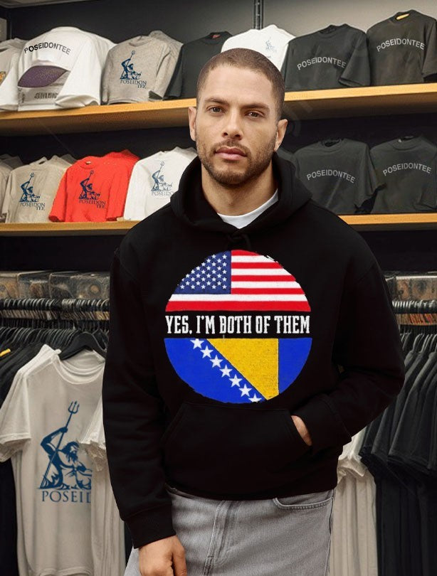 Usa Vs Bosnia Yes I’m Both Of Them T-shirt