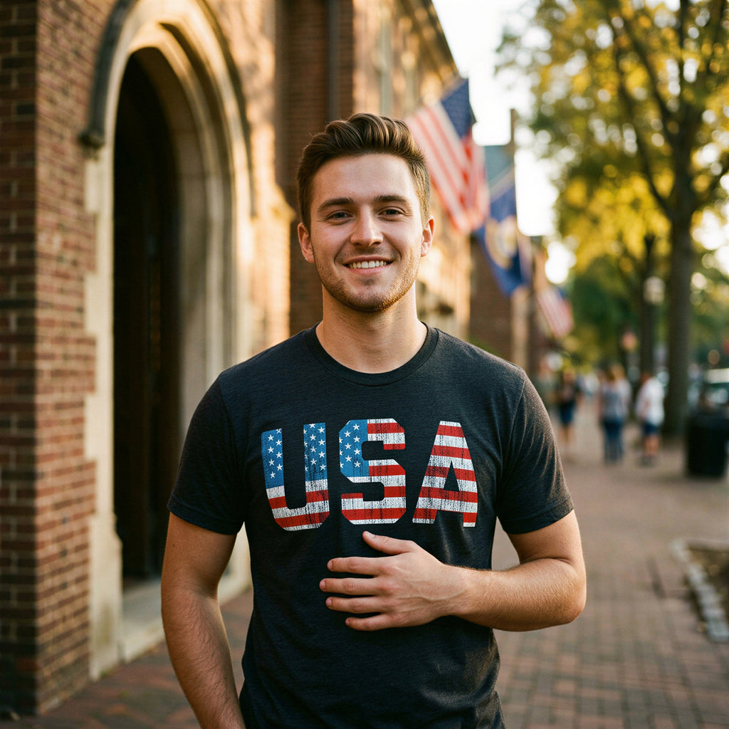 Vintage USA Men's T Shirt