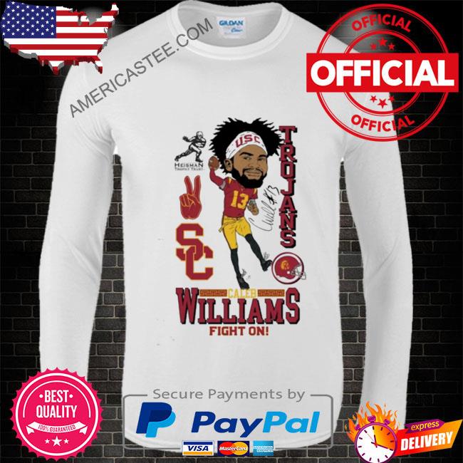 Usc trojans caleb williams youth 2022 heisman trophy winner shirt