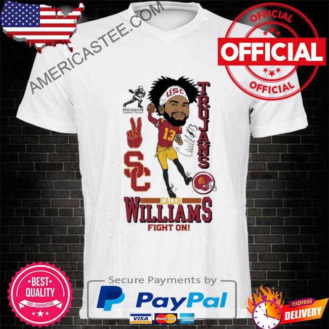 Usc trojans caleb williams youth heisman trophy winner shirt