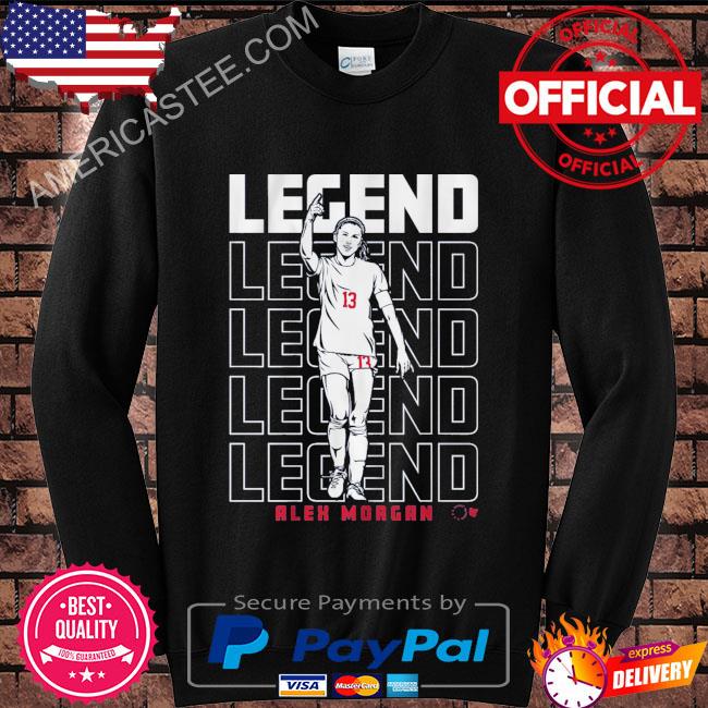 USWNT Star Alex Morgan soccer legend shirt