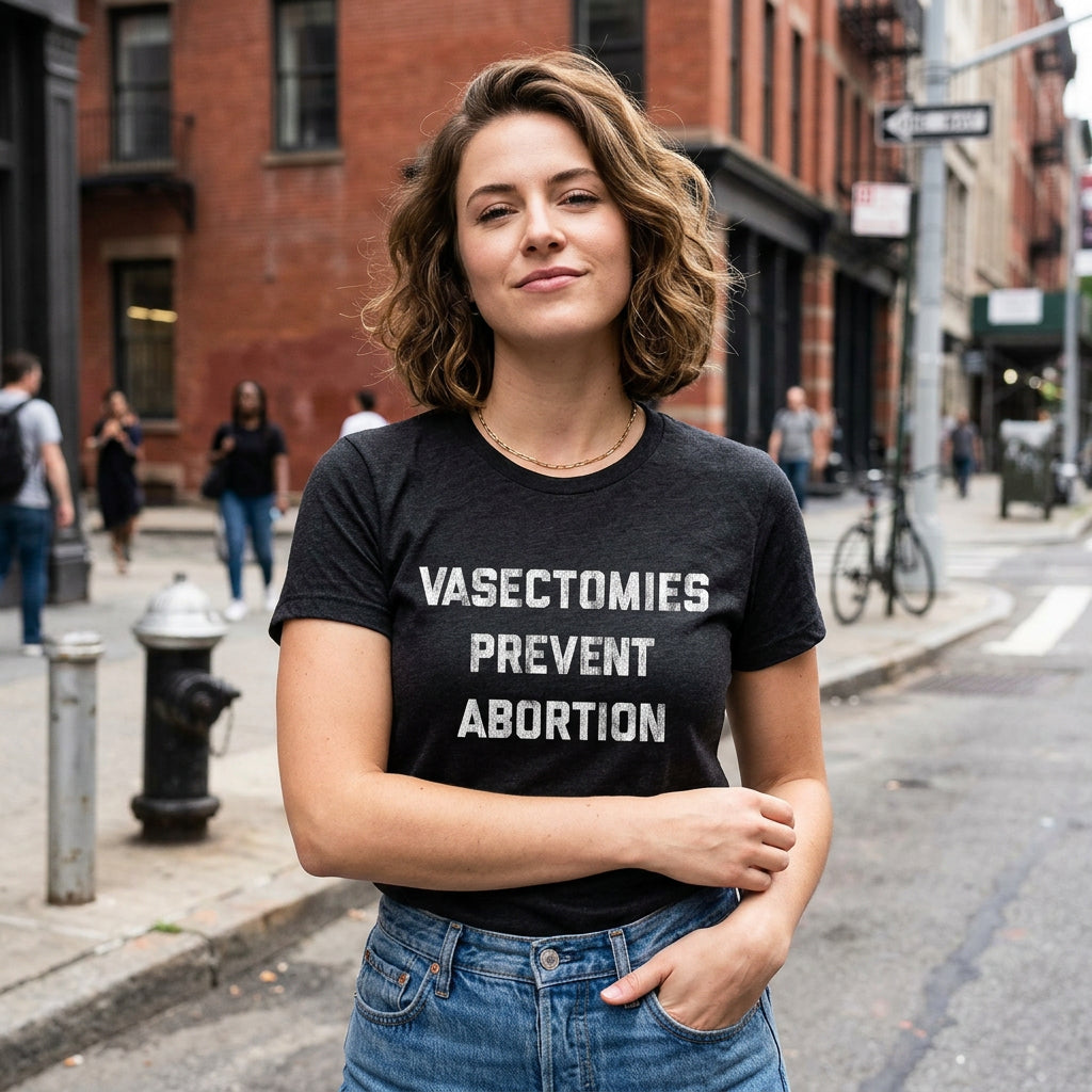 Vasectomies Prevent Abortion Women's T Shirt