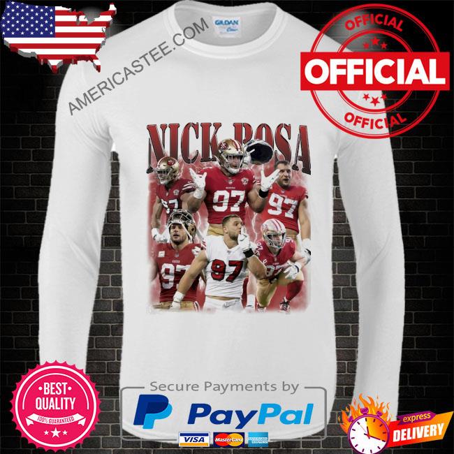 Vintage Nick Bosa Shirt 49ers T-Shirt Football Shirt Classic 90s Graphic Tee