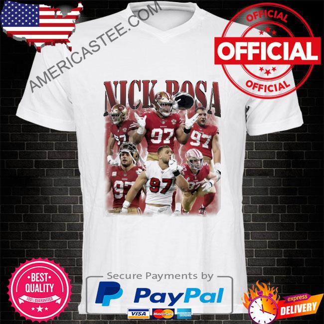 Vintage Nick Bosa Shirt 49ers T-Shirt Football Shirt Classic 90s Graphic Tee