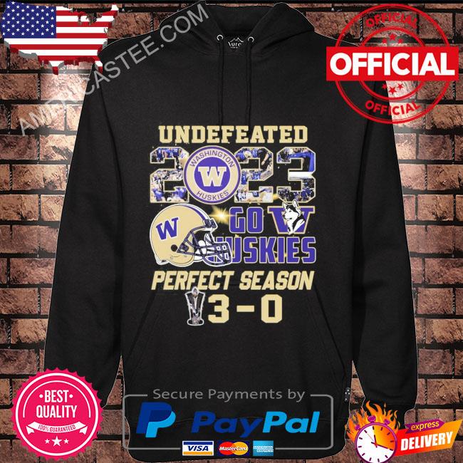 Washington Huskies Undefeated Go Huskies Perfect Season T-Shirt