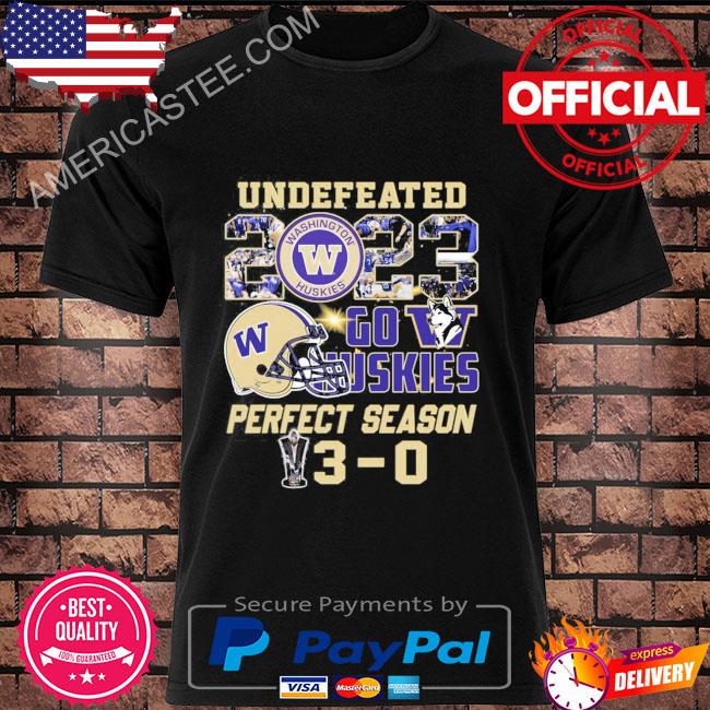 Washington Huskies Undefeated Go Huskies Perfect Season T-Shirt