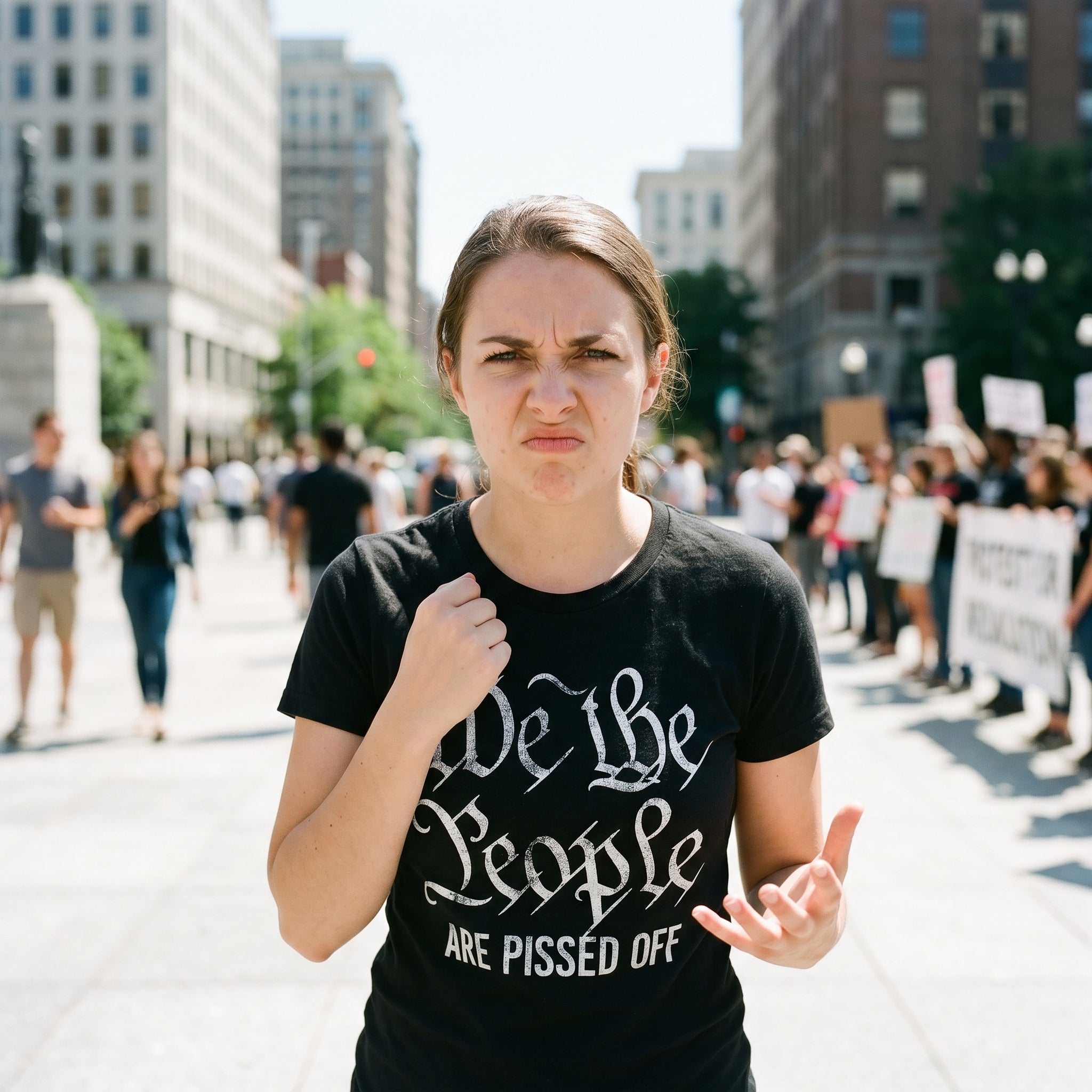 We The People Are Pissed Off Women's T Shirt
