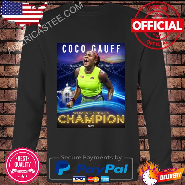 Well done coco gauff 2023 us grand open champion shirt