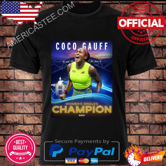Well done coco gauff 2023 us grand open champion shirt