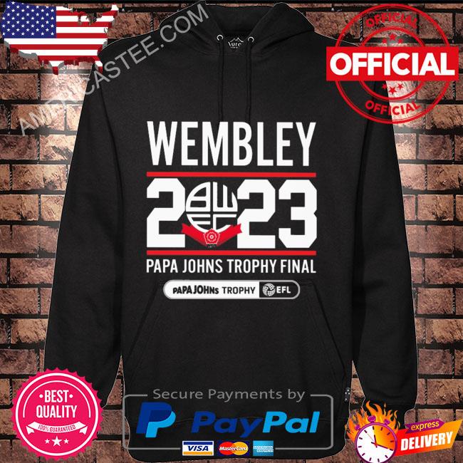 Wembley 2023 papa johns trophy final shirt