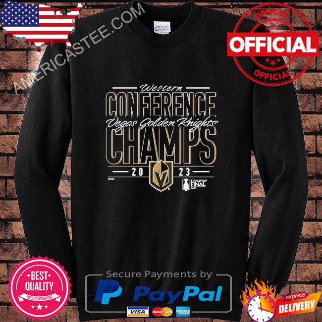 Western Conference Vegas Golden Knights 2023 Champions Goal Tender Shirt