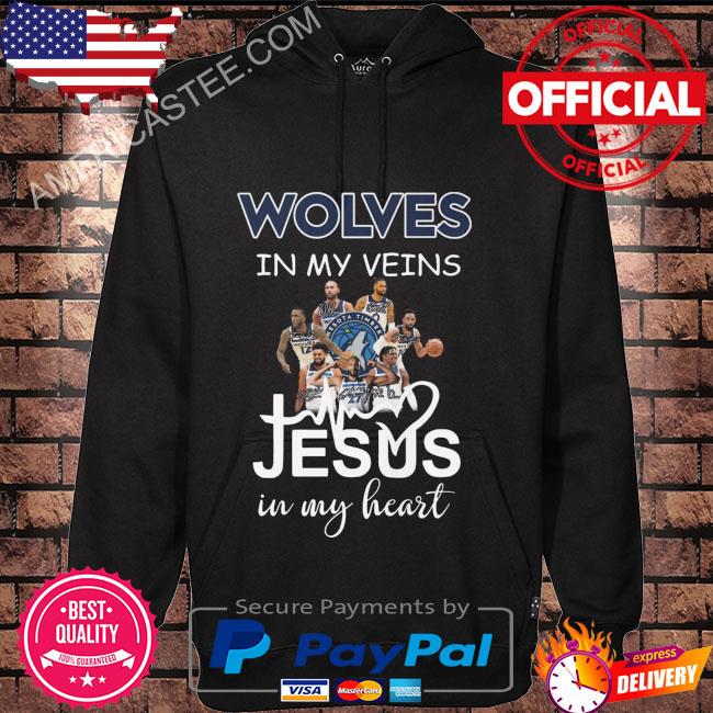 Wolves in my veins jesus in my heart signatures 2023 shirt