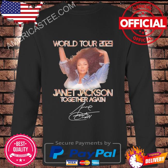 World Tour 2023 Janet Jackson Together Again Signature T-Shirt