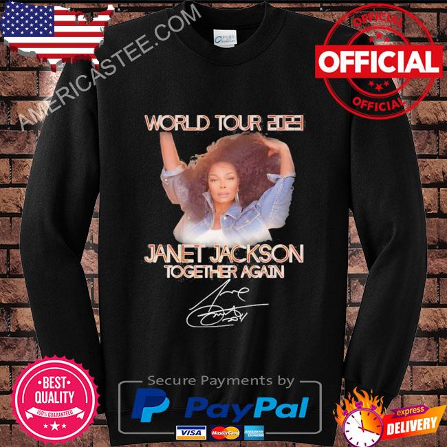 World Tour 2023 Janet Jackson Together Again Signature T-Shirt