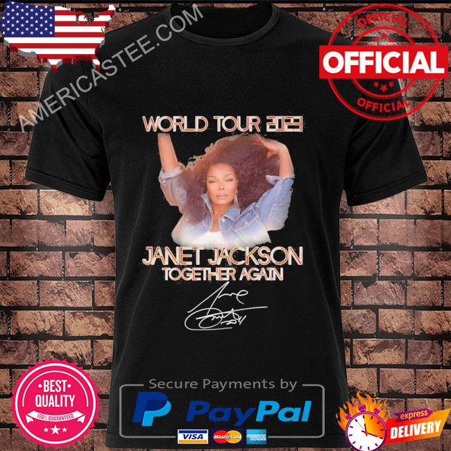World Tour 2023 Janet Jackson Together Again Signature T-Shirt