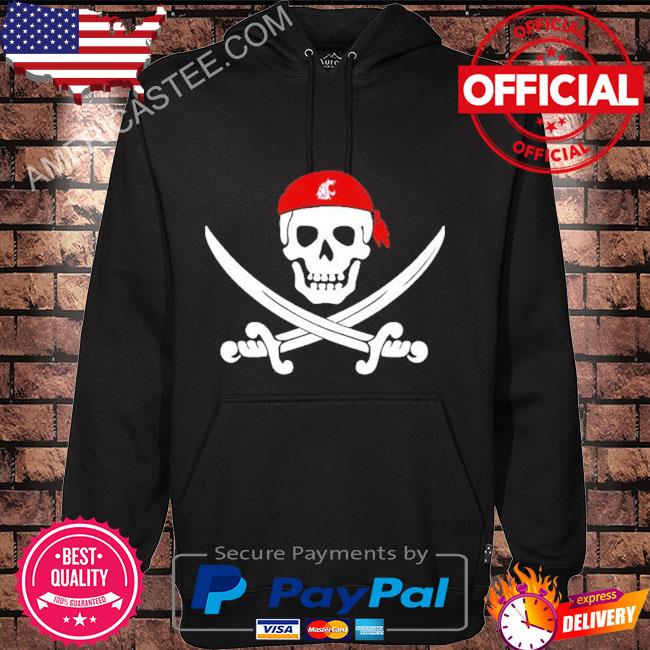 Wsu Golf Pirate Skull Skeleton Shirt