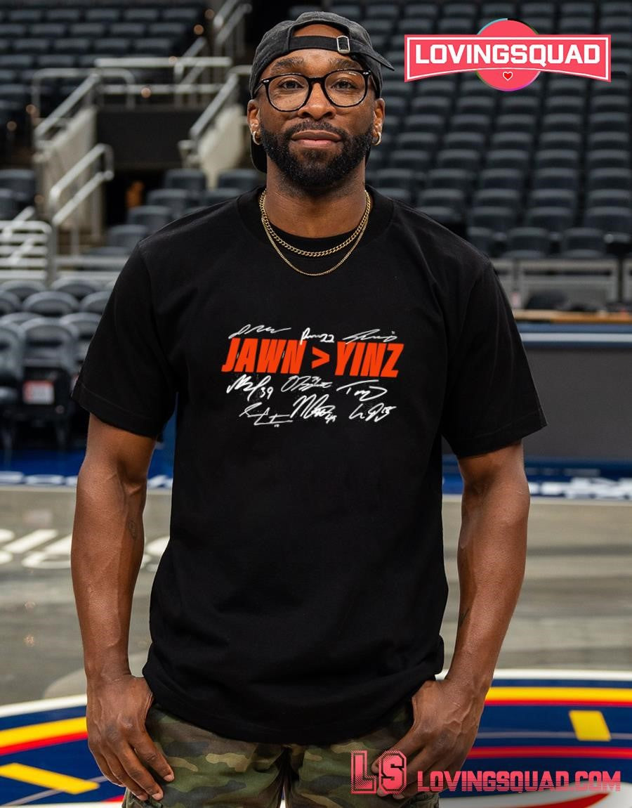 Philadelphia Hockey Jawn Yinz Signatures shirt