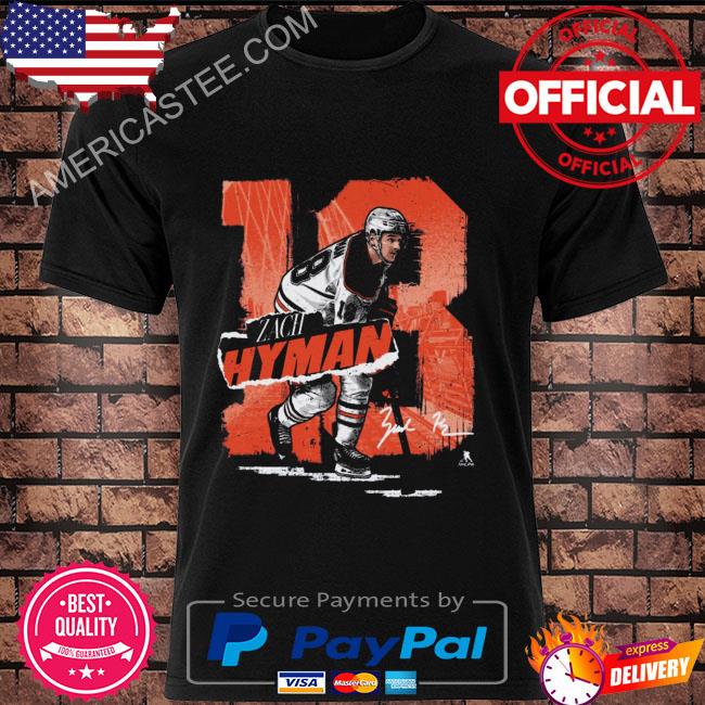 Zach hyman edmonton rough signatures shirt