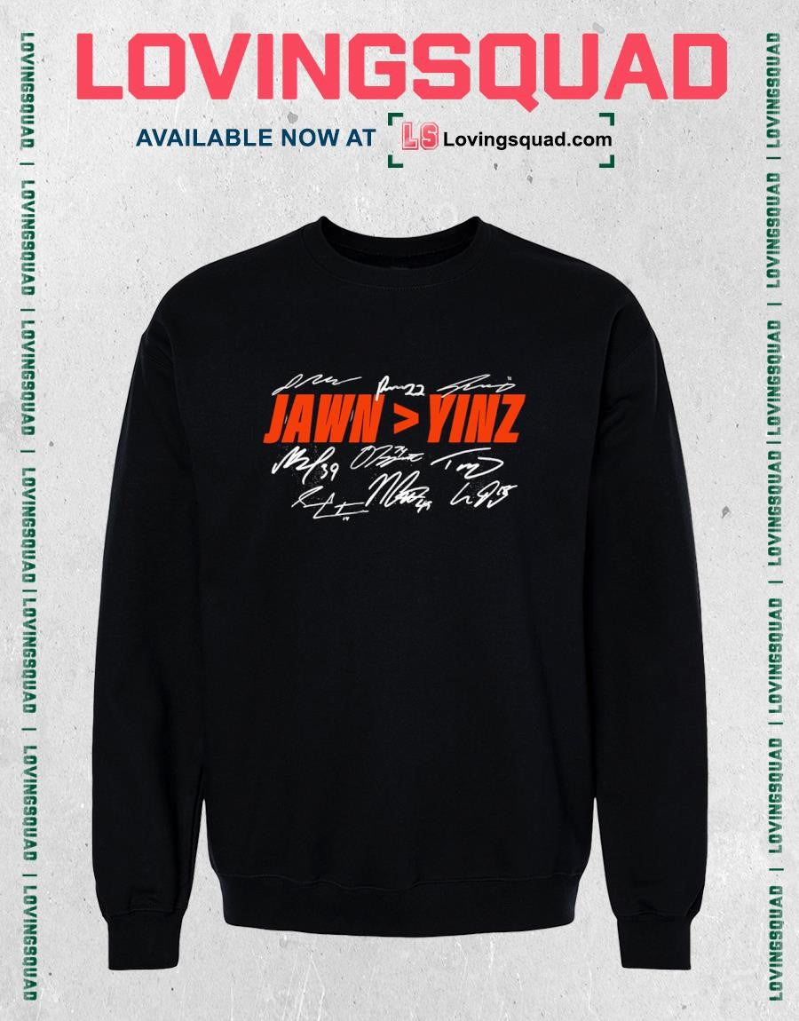 Philadelphia Hockey Jawn Yinz Signatures shirt
